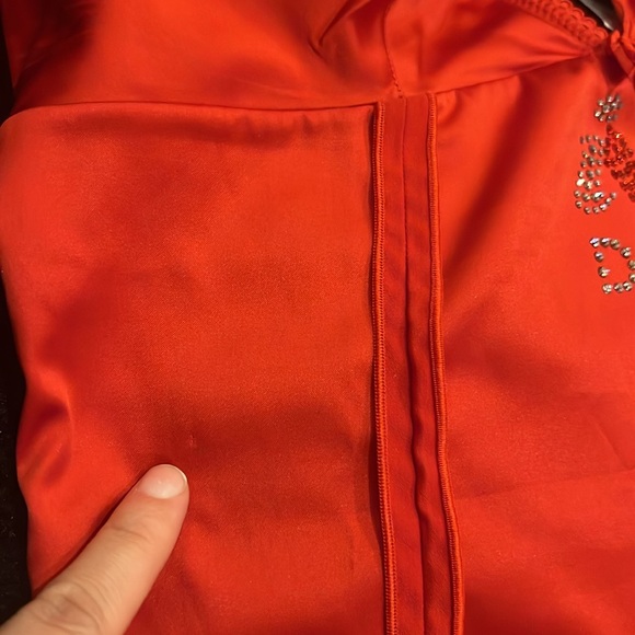 DOLCE & GABBANA RED HEART RHINESTONE TANK - Picture 6 of 16